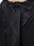 Vastramay Men's Black Silk Blend Jacket With Kurta Dhoti Set